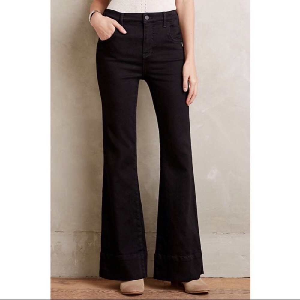 High rise flare jean